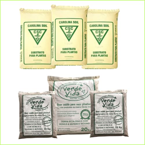 Carolina Soil Substrato Ou Verde Vida Terra Adubada – Qualidade e Nutrição para Seu Jardim! JD