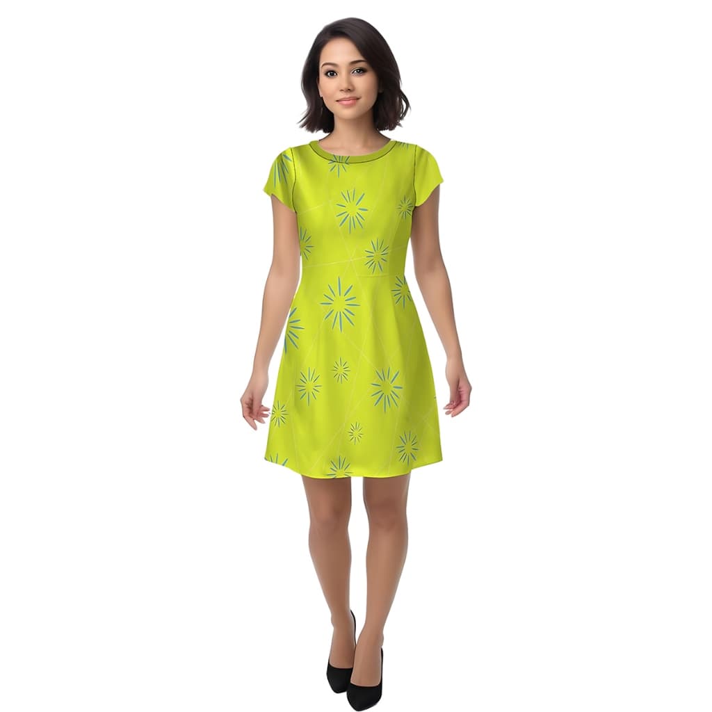 Vestido Temático Divertidamente Alegria Adulto E Infantil