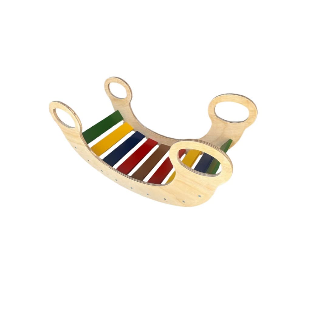 Gangorra De Equilibrio Pikler Colorida Infantil Cm9001