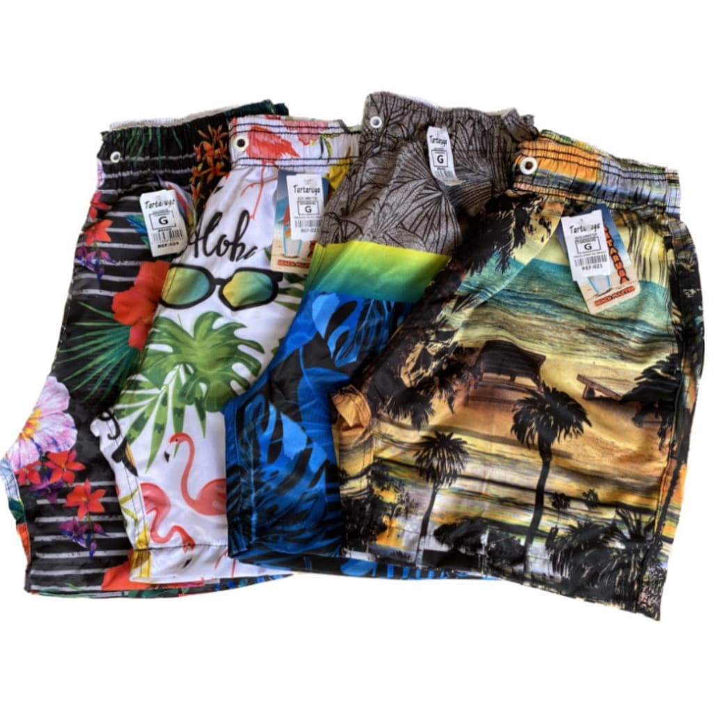 Short Masculino Mauricinho 4 Bermudas Adulto Moda Praia Estilo Neymar Verao