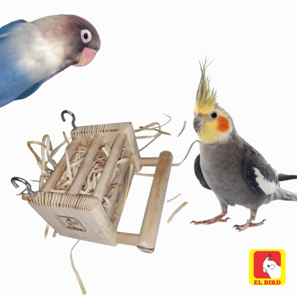 Puxa palha para calopsita, agapornis, periquito, papagaio, ring neck e demais psitacídeos_Ei Bird