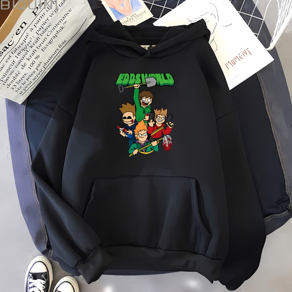 Eddsworld Moletom Com Capuz Masculino / Feminino / Estampada / Estilo Manga Longa / EDDSWORD