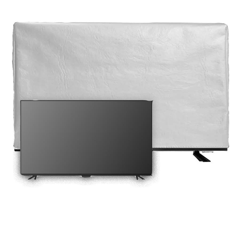 Capa para TV LED SMART TV LCD 55 Polegada Impermeável Branca