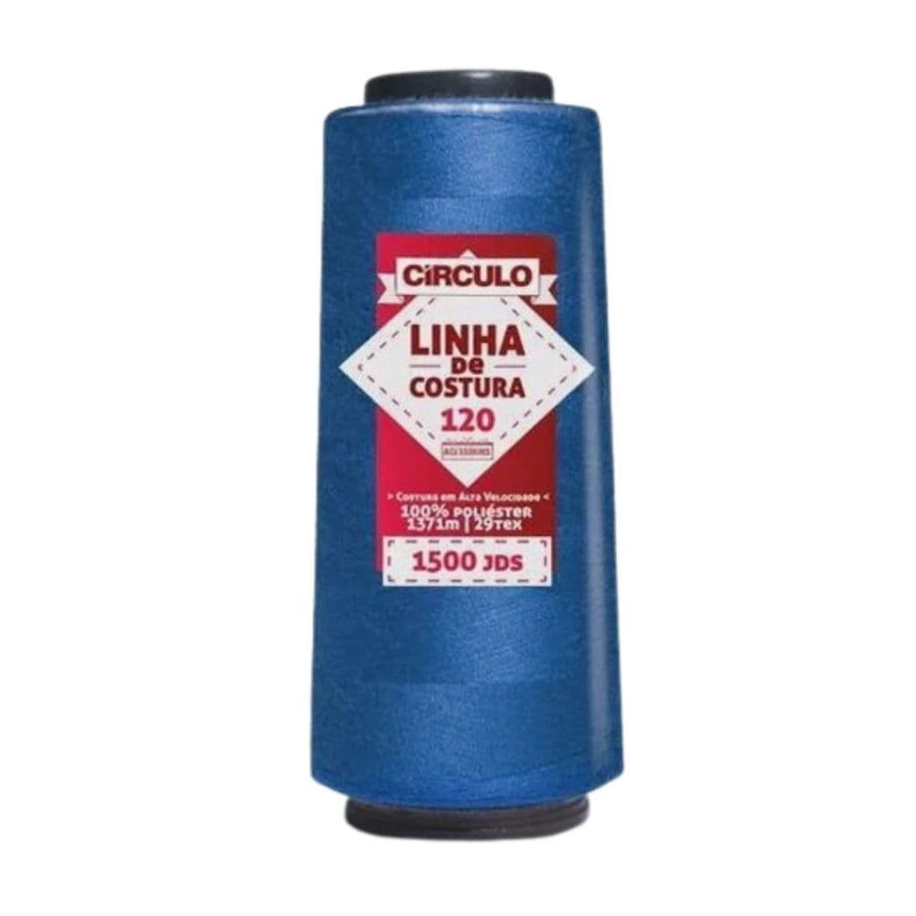 Linha poliéster para costura-1371 metros  1500jds Círculo