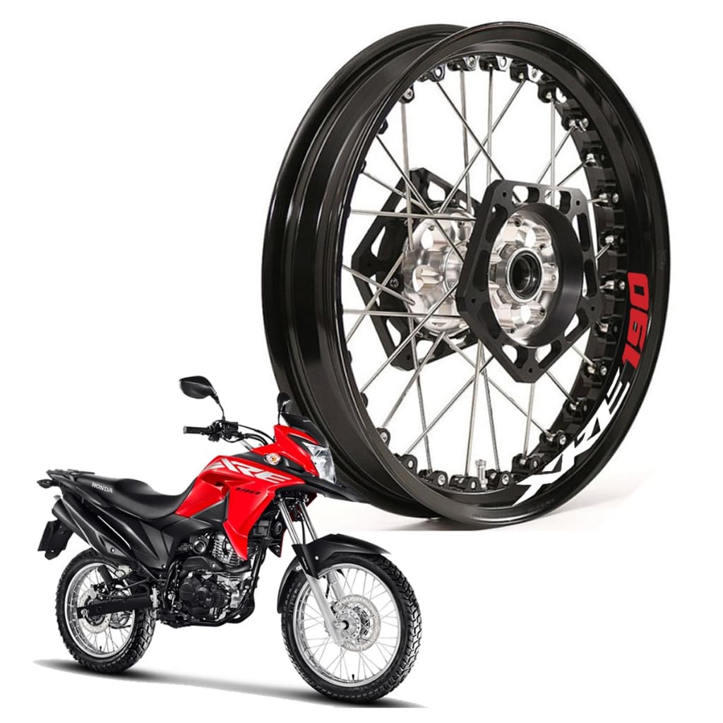 Kit 4 Adesivo Interno Roda Premium Xre190 Xre 190 - Todos os Anos