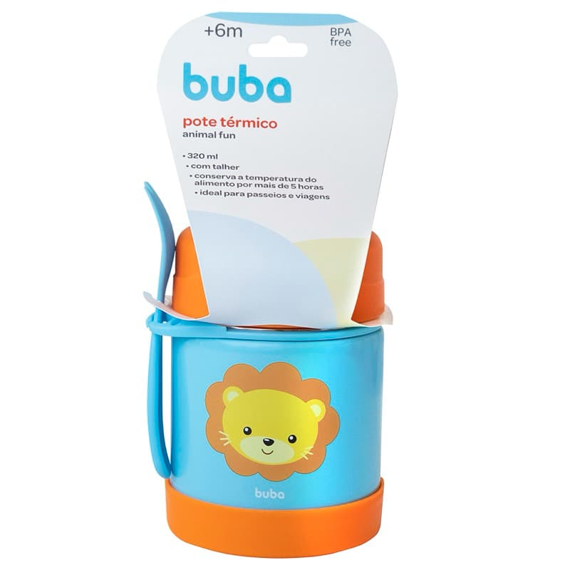 Pote térmico animal fun leão Buba