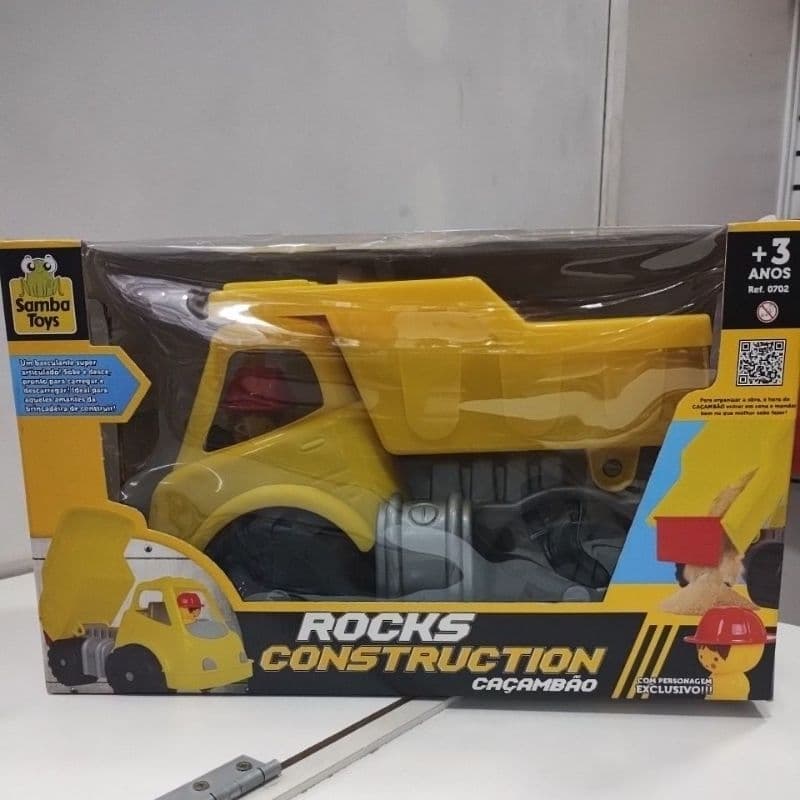 Brinquedo Rocks Construction "Caçambao"