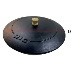 Tampa de Ferro Caçarola n°22