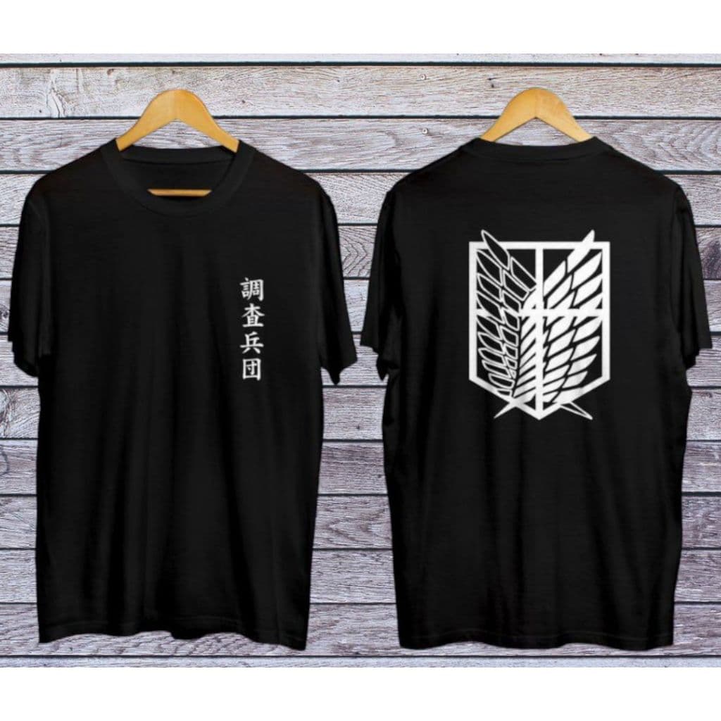 Camiseta Anime Attack  shingeki no kyojin Unissex 100% Algodão Envio Rapido Alta Qualidade