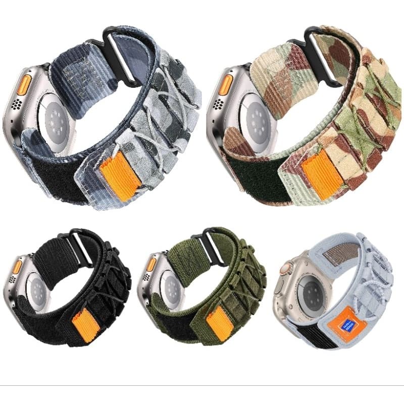 Smartwatch Strap Nylon Militar Reforçado Ultra,Watch Global Version