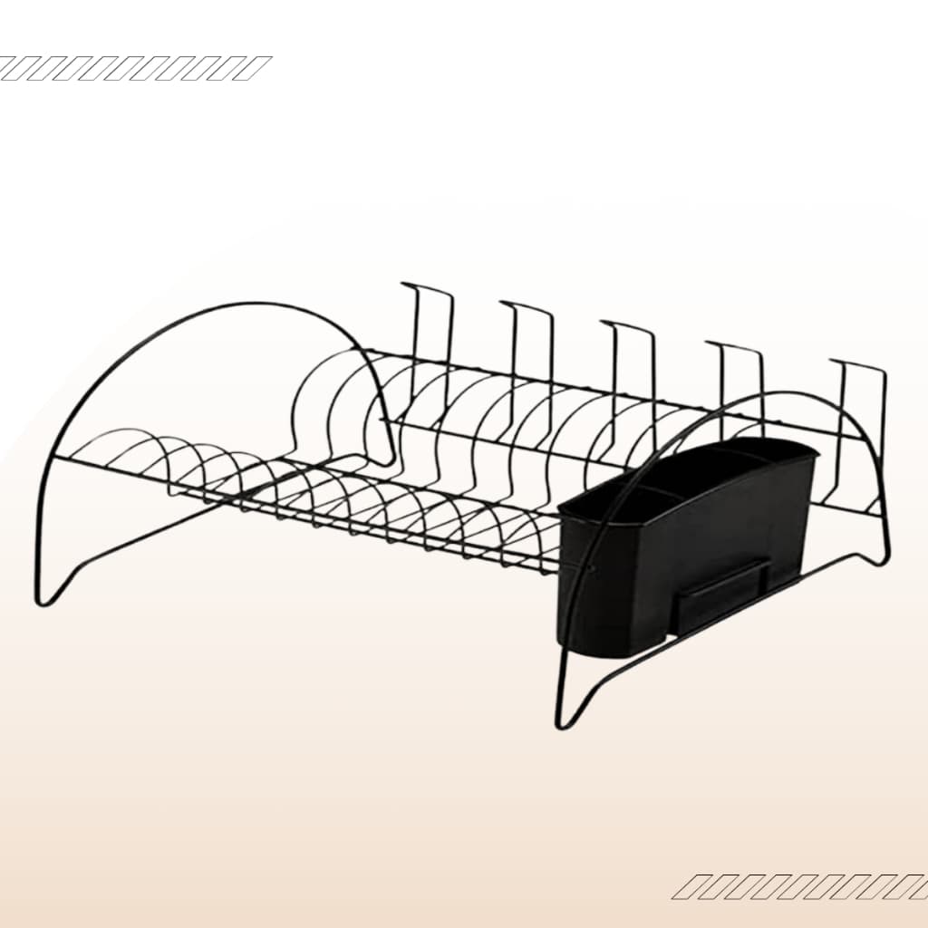 Escorredor de pratos Porta talher Cozinha organizada Design moderno Alta capacidade Durabilidade Qualidade Fácil de limpar Versátil Compacto Higiene Utensílios Louça Praticidade Funcionalidade Espaçoso Resistência Organização Eficiência Promoção