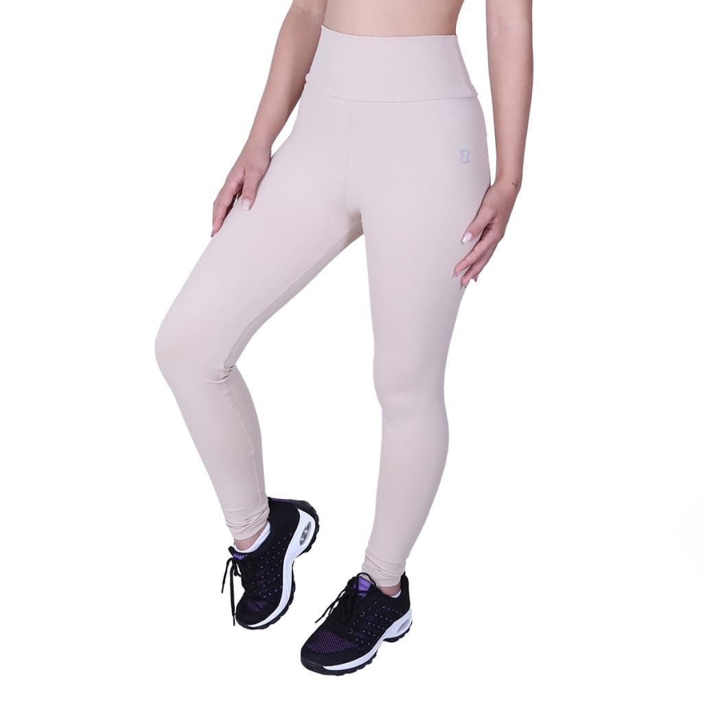 Calça Legging Fitness Feminina Academia Zero Transparencia De Poliamida