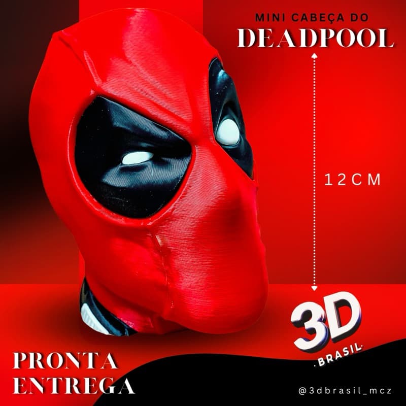 Cabeça Colecionável do Deadpool
