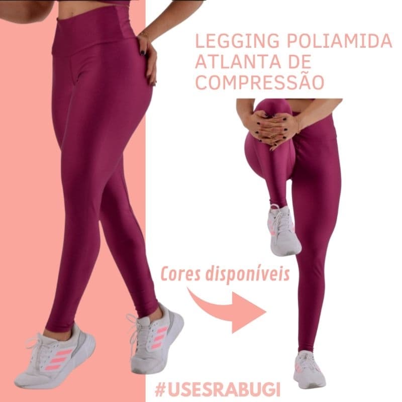 Legging Montaria Poliamida Atlânta de Compressão