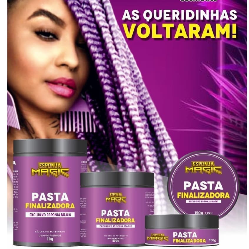 Modeladora Para Cabelo Tranças Penteados Nagô Box Braids Fixadora e Finalizadora Fragrância Tutti Frutti - Escolher