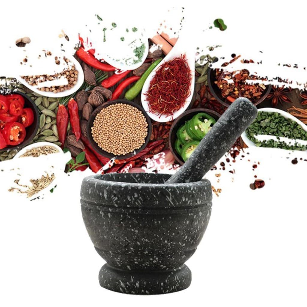 Pilão e Socador para Temperos e Caipirinha