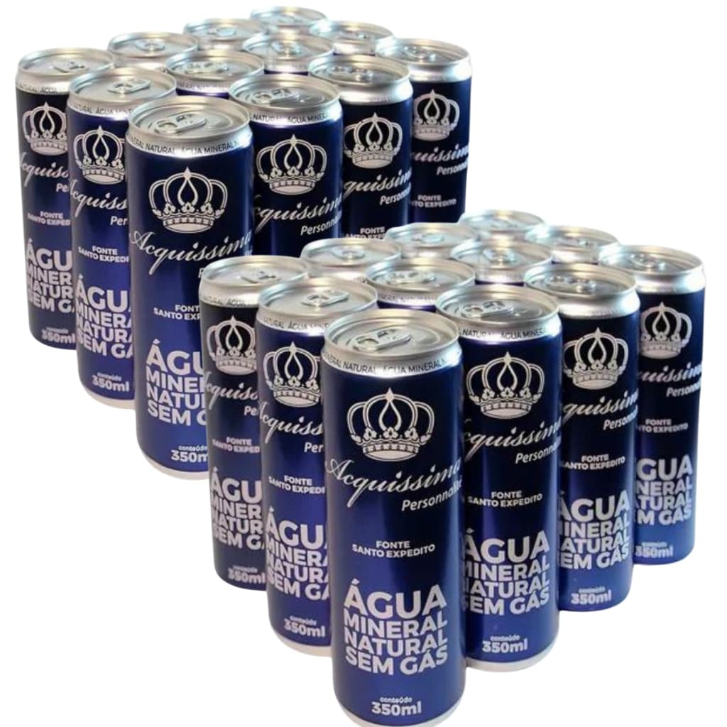Água Mineral Acquissima Sem Gás 350ml - Pack 24 Unidades