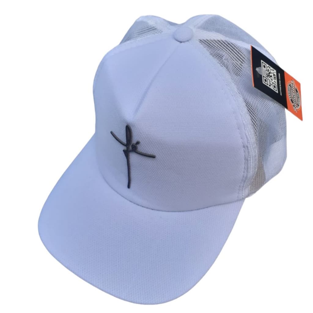 Boné Trucker Fé Liso com Tela Você Escolhe a Cor