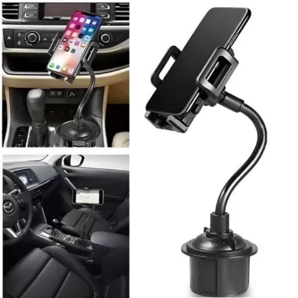 Suporte De Celular De Carro Veicular De Copo Universal Ajustável/Para Celular GPS 360 Graus