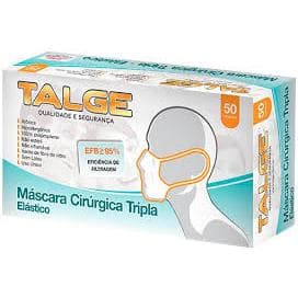 MÁSCARA CIRÚRGICA TRIPLA - ELÁSTICA- TALGE