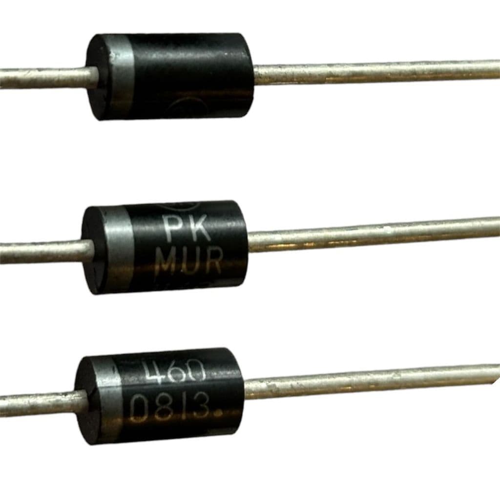 Kit com 25 Diodo Mur460 Do-201ad Retificador Ultra Rápido 4a 600v Mur460rlg