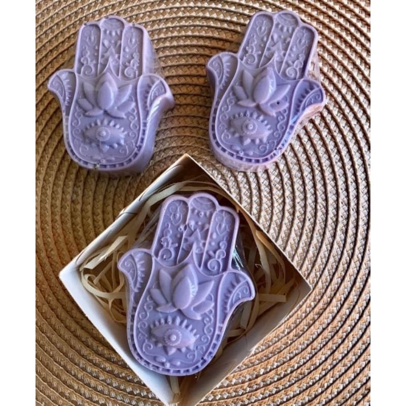 Combo de sabonetes Hamsá / sabonete de lavanda/ artesanal