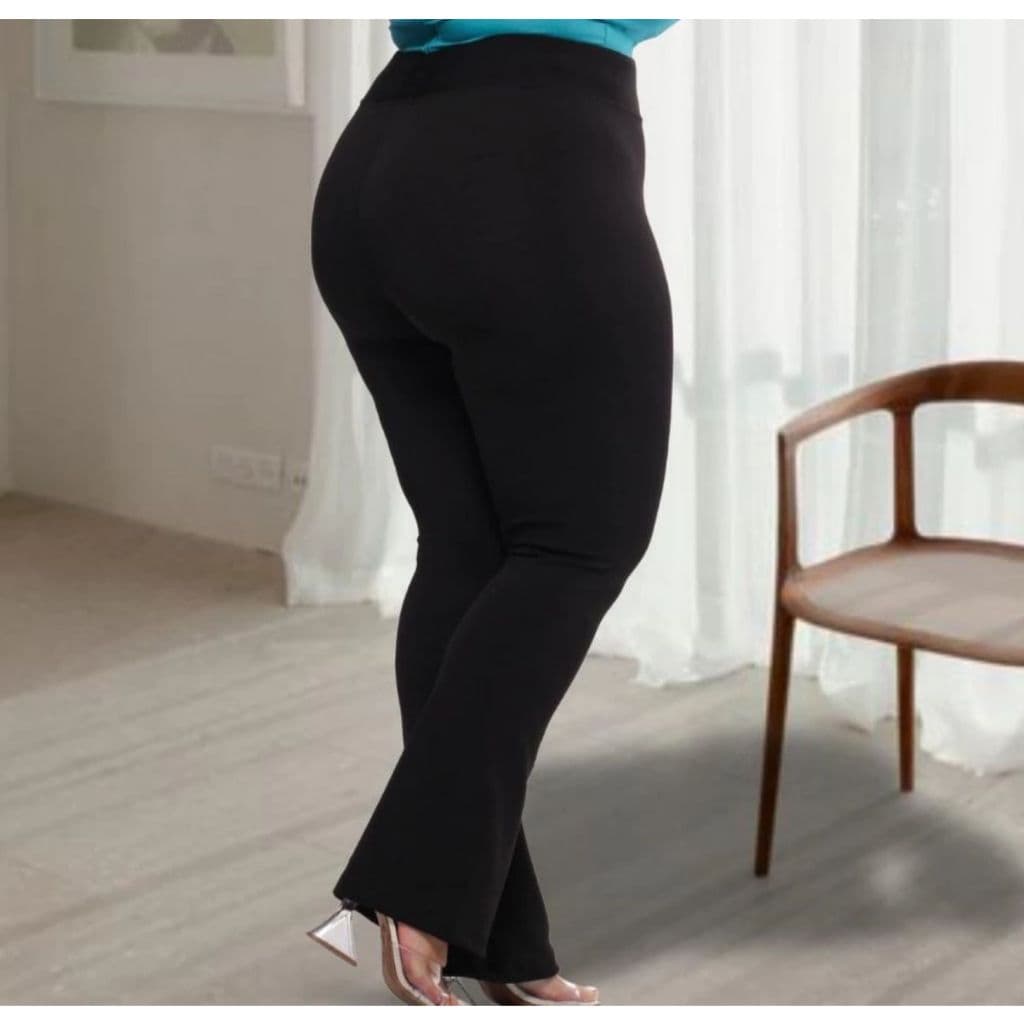 CALÇA FLARE PLUS SIZE BAILARINA