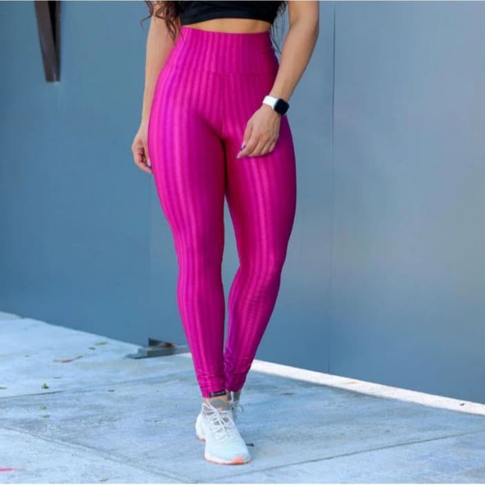 Calça Legging 3d cintura alta