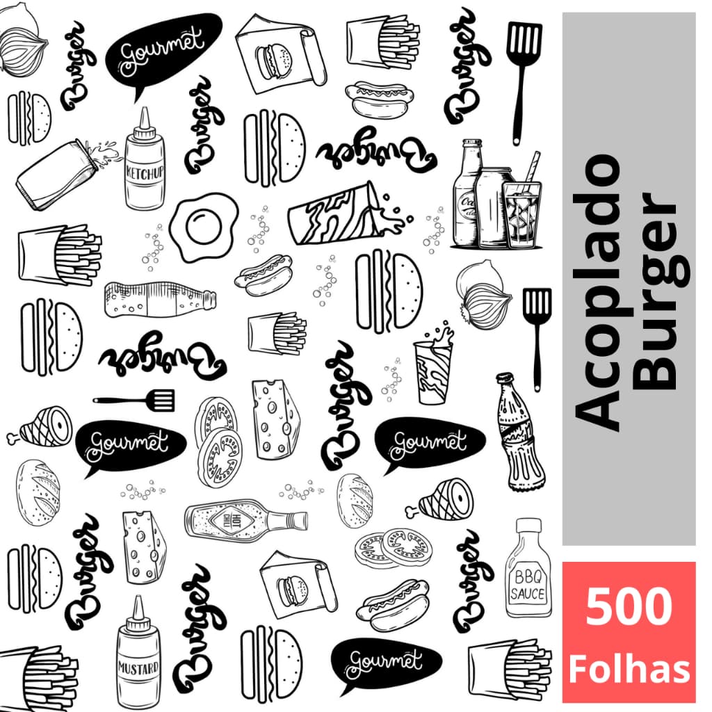 Papel Acoplado Para Lanches 30x38 escolha a quantidade