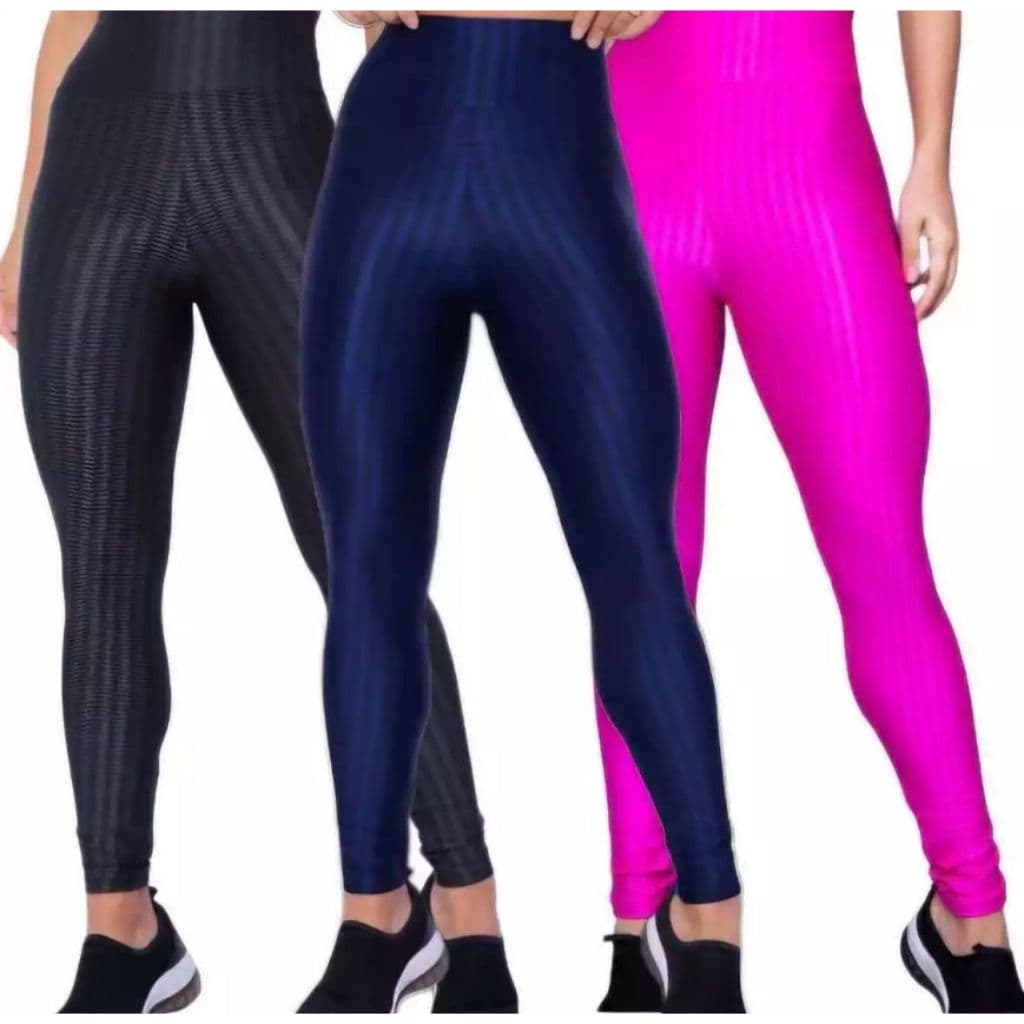 CALÇA 3D LEGGING CINTURA ALTA