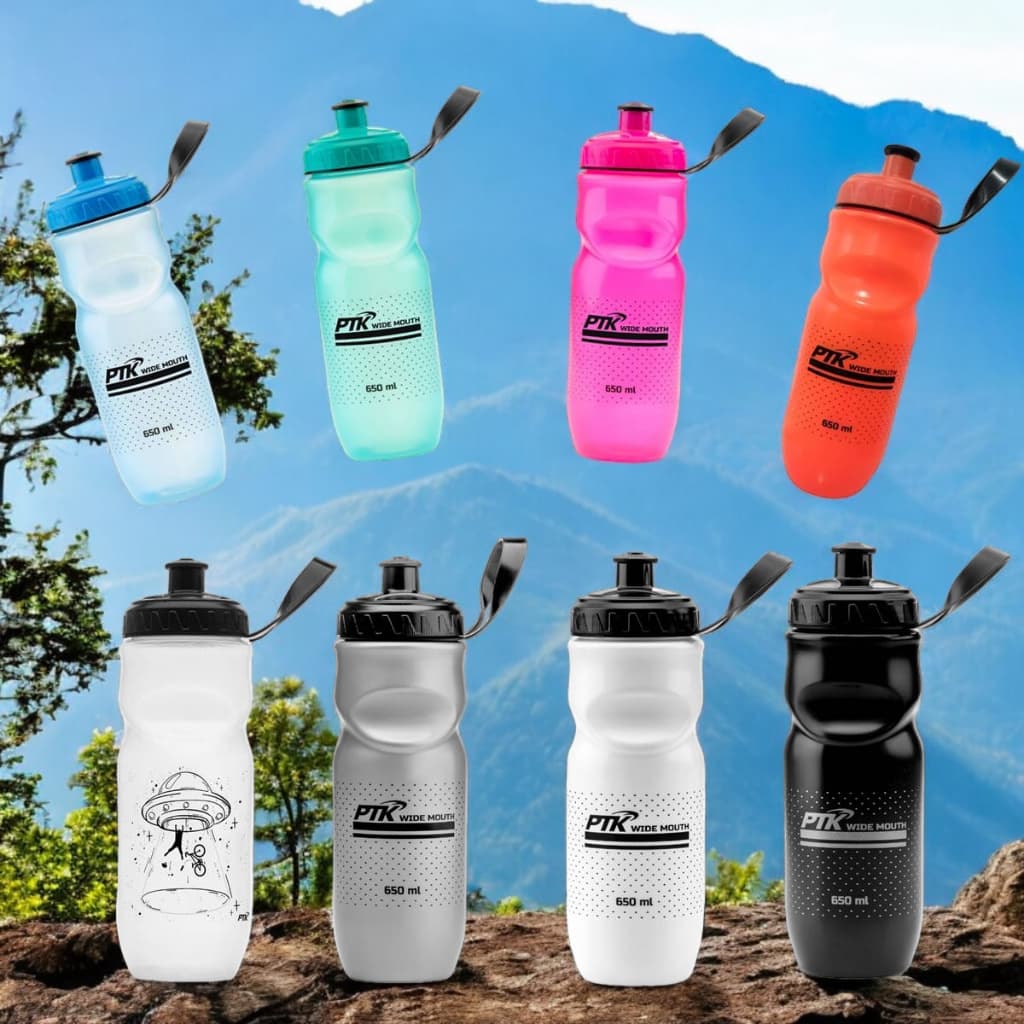 Garrafinha Caramanhola Squeeze de agua 650ml para academia/bicicleta/exercícios