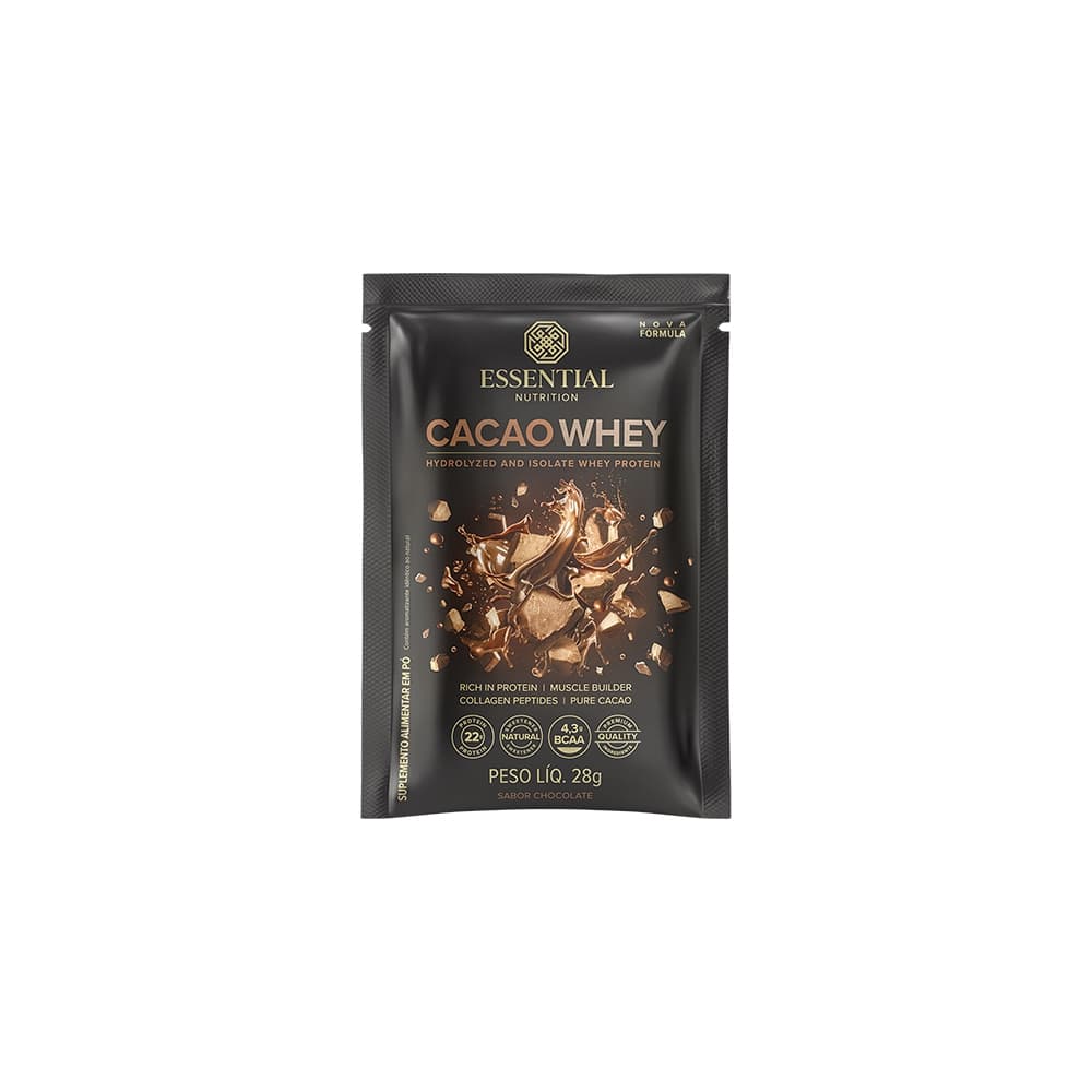 Cacao Whey (sachê) Essential Nutrition