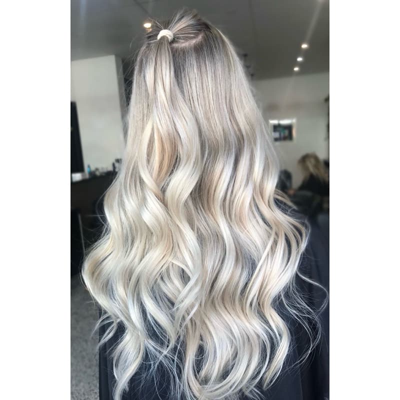 cabelo bio humano perola pontas onduladas LINHA A