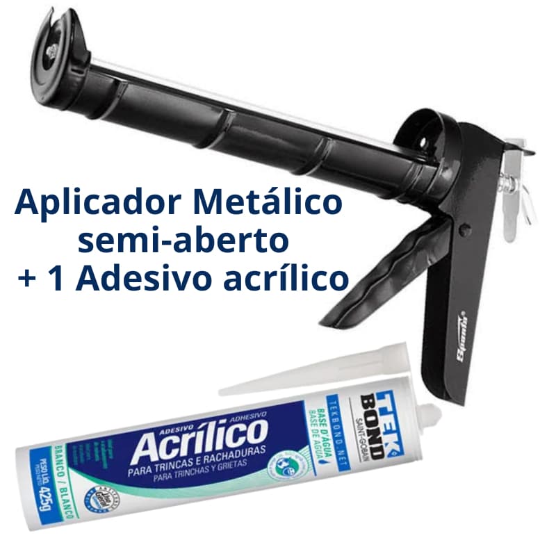 Adesivo Acrílico TekBond + Aplicador Semi Aberto