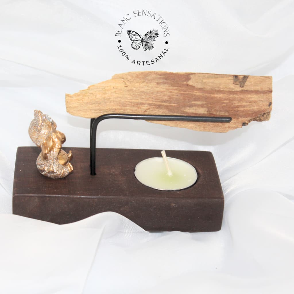 Incensário e suporte para Palo Santo e incensário | Ganesha