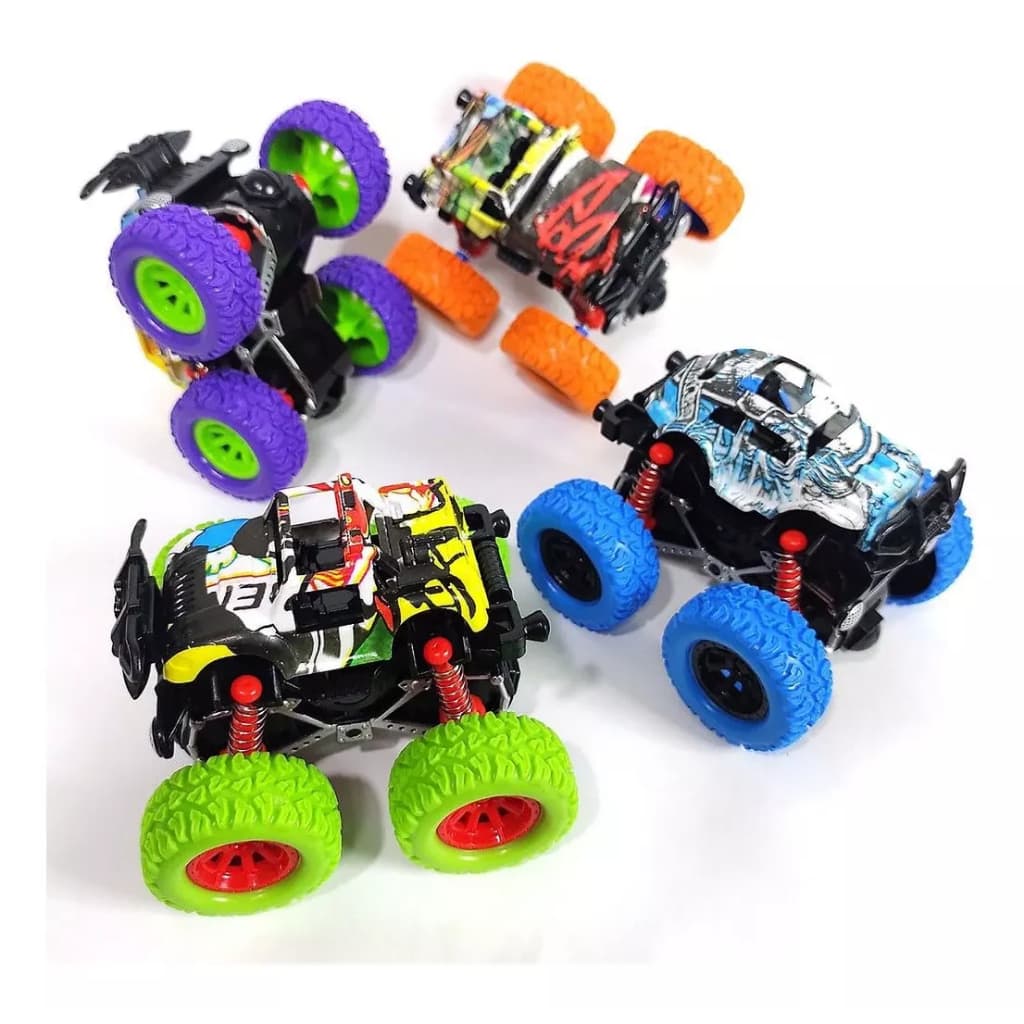 Carrinho Monster Truck 4X4 Miniatura Carrinho Monster Truck Pick Up Bigfoot Fricção