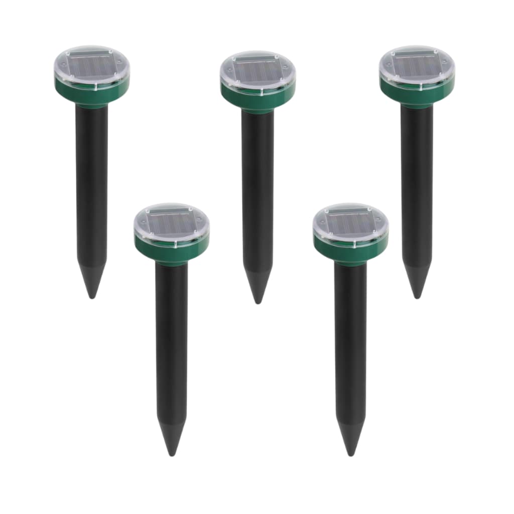 KIT 5 Repelente Ultrassónico Energia Solar Jardim Poeste Cobra Rato