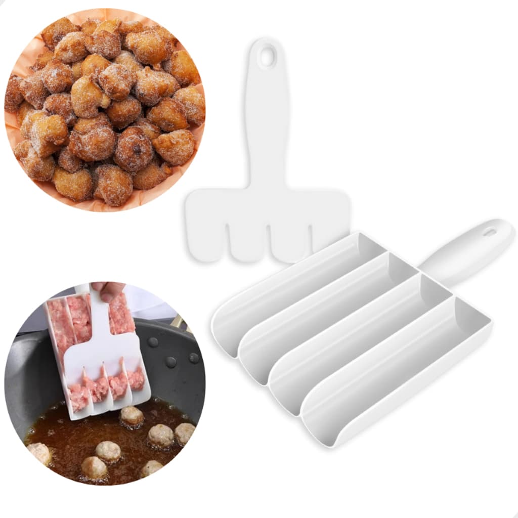 Pá Especial Molde para Bolinhos de chuva modelador almondegas bolinho de arroz Nhoque lanchonete