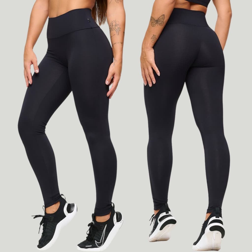 Calça Legging Feminina Flanelada Térmica Cintura Alta com Elástico Transparencia Zero Super Confortavel e Elegante Qualidade Premium