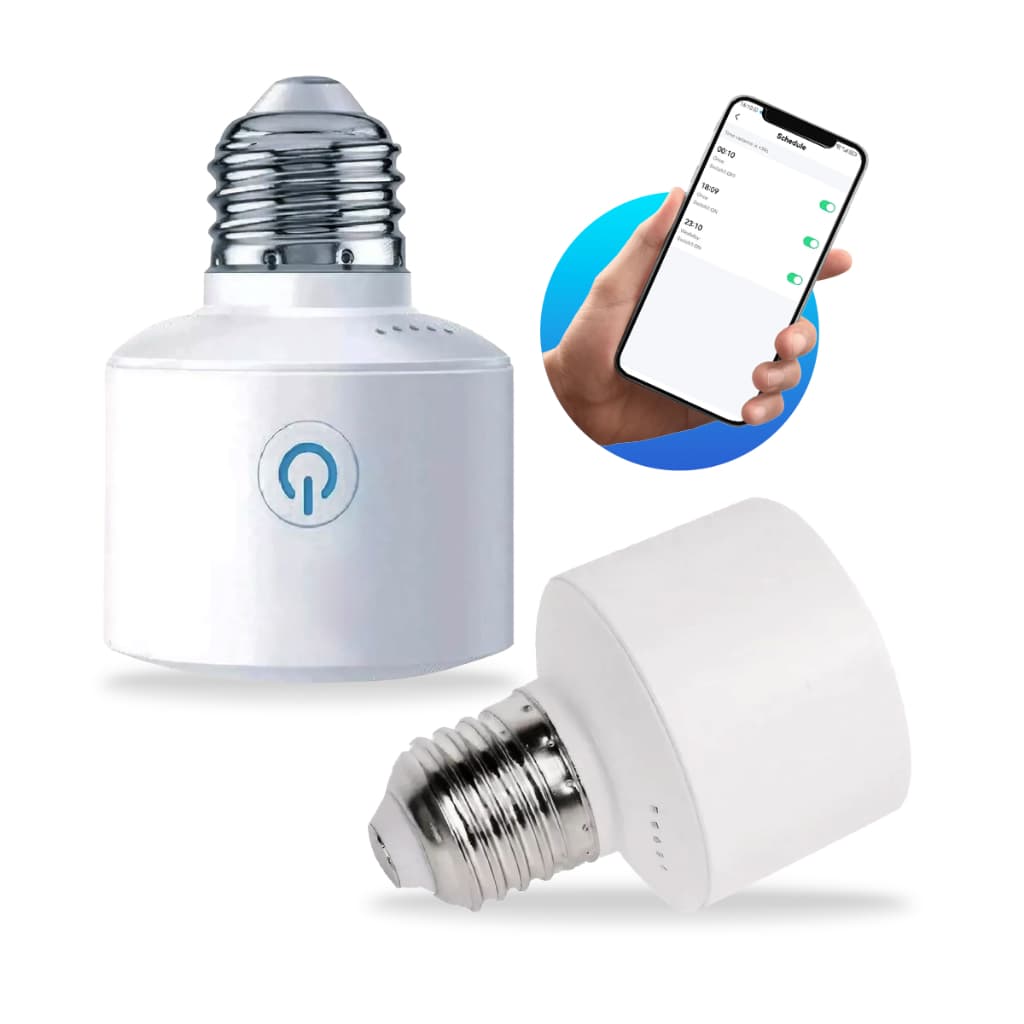 Soquete Bocal Led Inteligente Wifi Lampada Bocal E27 Smart Bivolt Compativel Alexa Google Home Tuya
