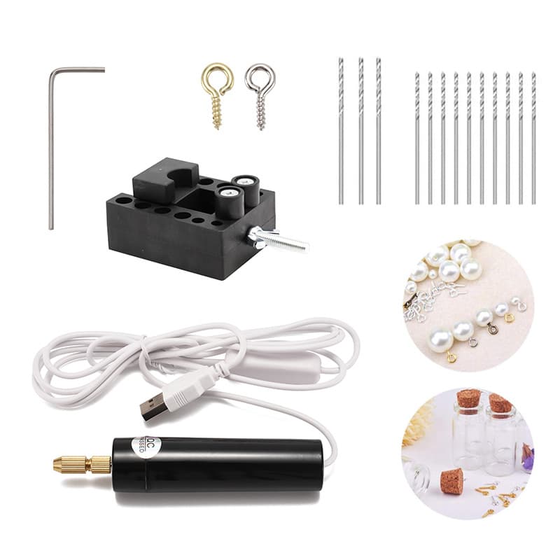 Mini Furadeira Manual Elétrica 5V USB Dispositivo Rotativo Para Jóias Epóxi De Resina Perolada Produção De Bricolagem