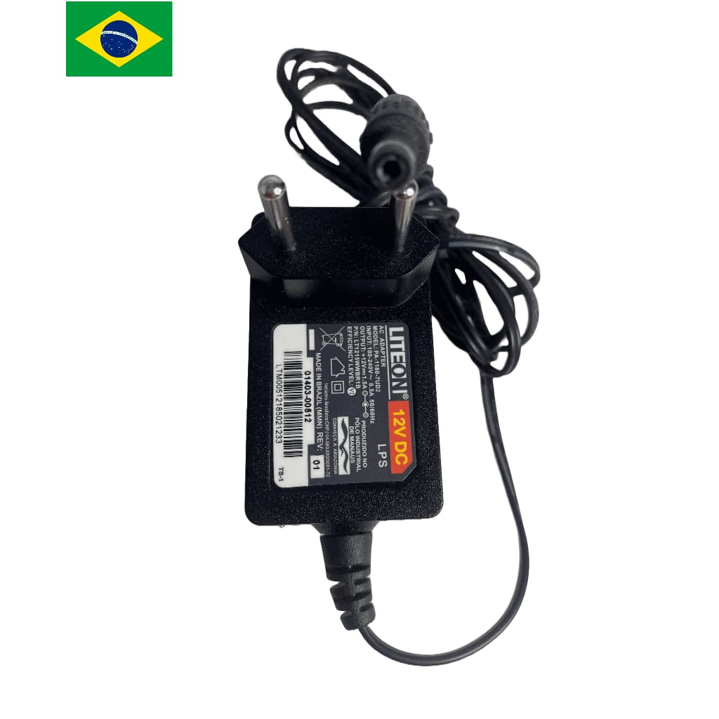 Fonte 12v 1.5a Bivolt Chaveada Fita Led Cftv Modem P4 +