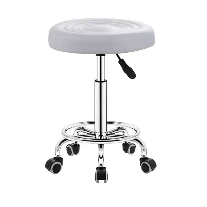 Cadeira Mocho Cromada Banqueta sem Encosto Tattoo Clinica Estetica Dentista Podóloga Odontológico Maca Escritório Salão