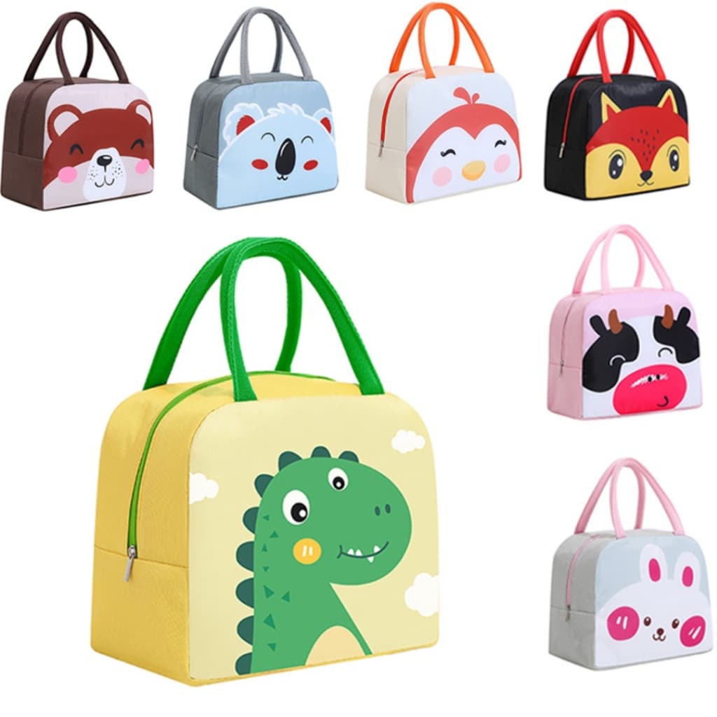 Bolsa Térmica Lancheira Marmita Nécessaire Marmita Com Desenho De Animais De Bichinhos