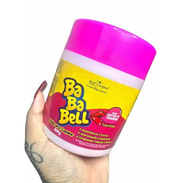 Mascara Hidratação Capilar BaBaBell - 500 Grs - Bell Corpus - TUTTI FRUTI - 1 Unidade