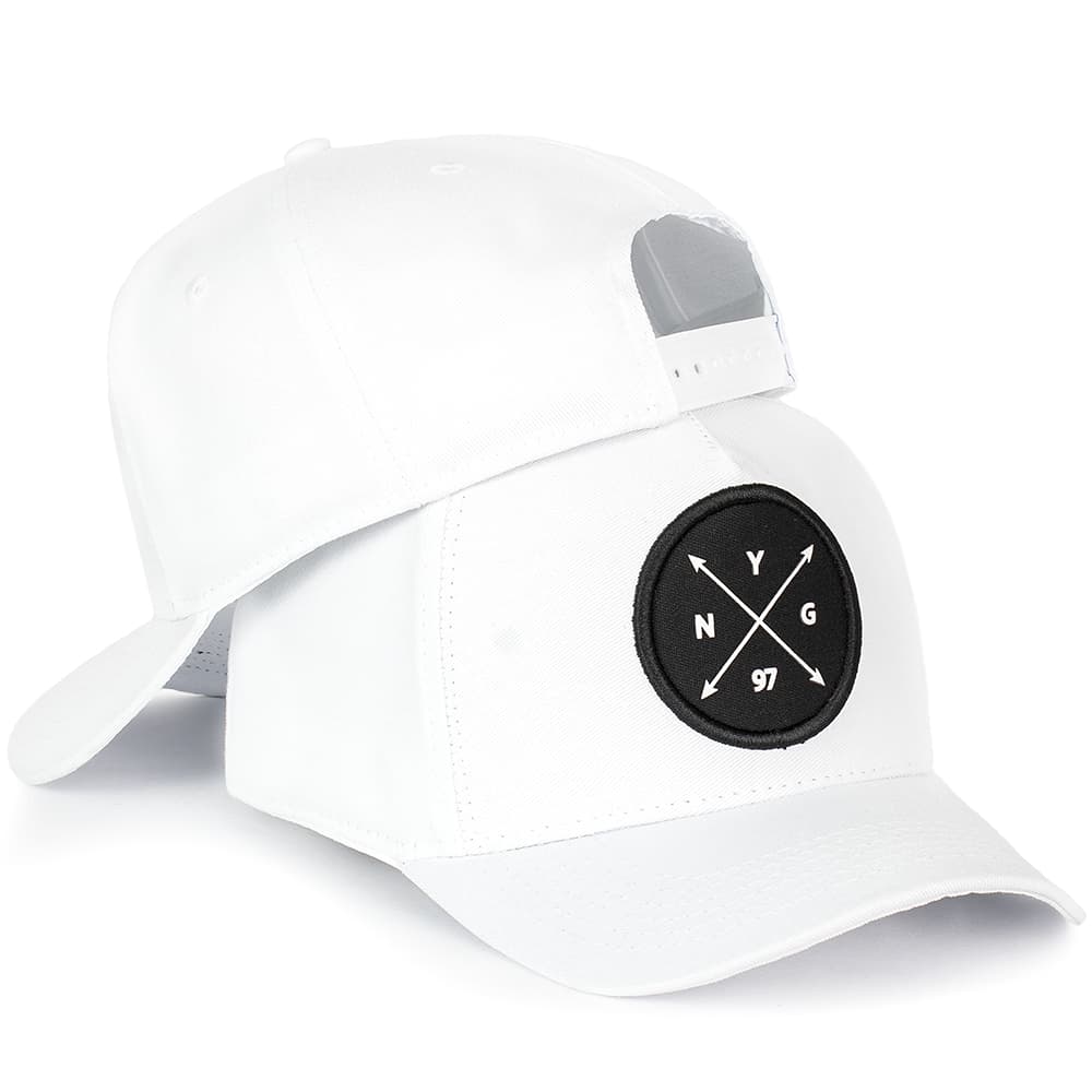 Boné Trucker Young Streetwear Estilo Modelo Blogueiro Urban Aba Curva Ajuste Traseiro Strapback Premium
