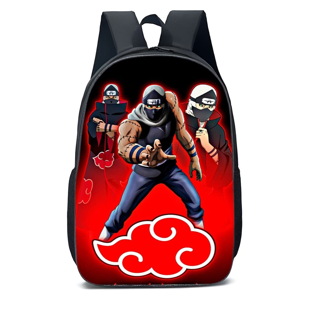 Mochila Escolar Infantil Juvenil nuvem vermelha naruto akatsuki personagens  bolsa passeio meninos