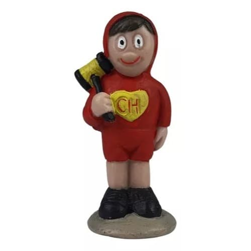 Boneco Chapolin Colorado Turma Do Chaves Em Resina