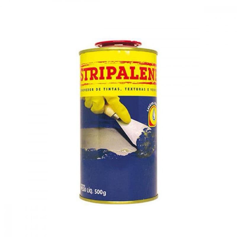 Removedor de Tinta Stripalene Gel 500g Decapante Para Madeira Metal Parede