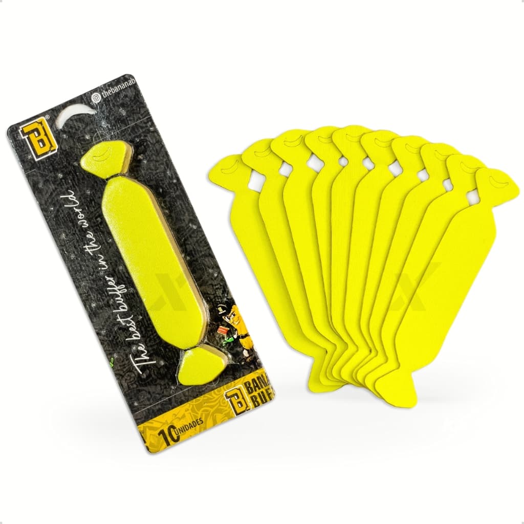 Banana Buffer Protetor De Espátula Envelopamento Aplicação Adesivos Feltro KIT 10 unidades